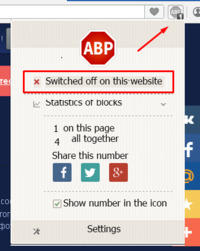 Disattivare Adblock Plus per moviemakeronline.com in Chrome e Opera