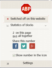 Disattivare Adblock Plus per moviemakeronline.com