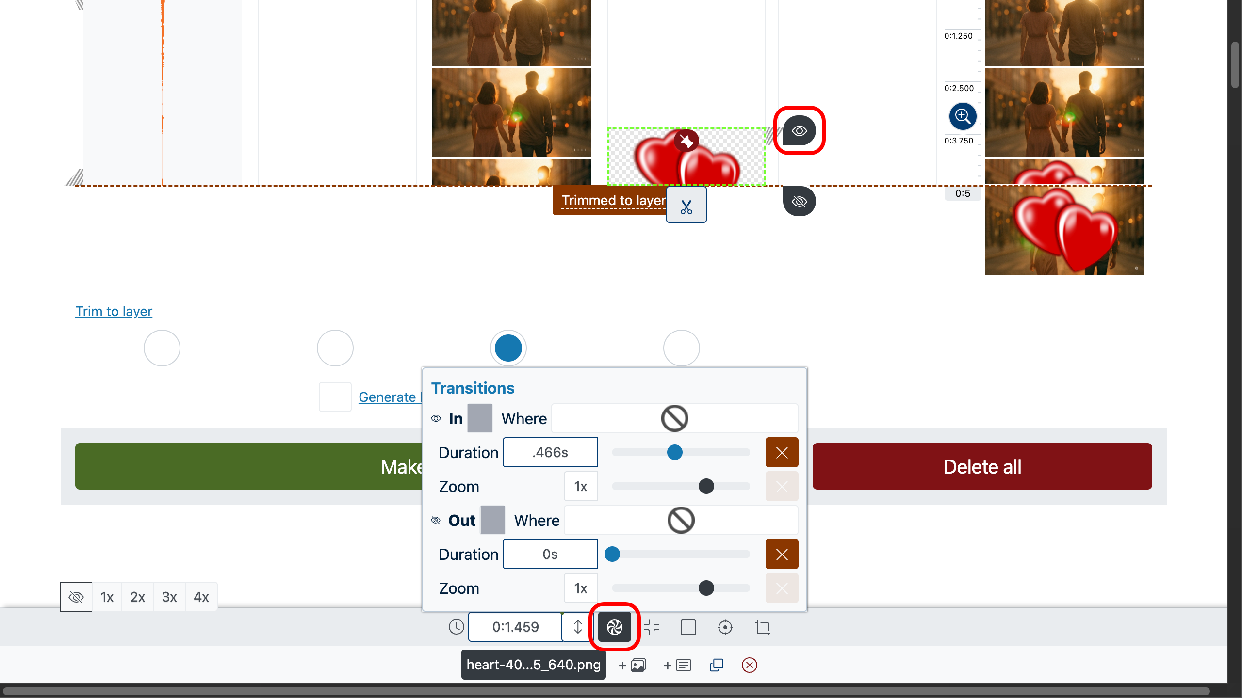 Editor video senza filigrana — Controlla l’aspetto della filigrana